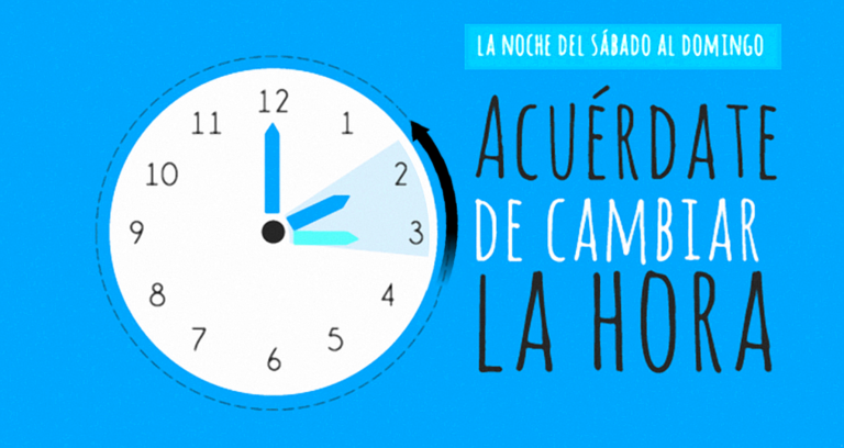Aviso: Cambio de horario 