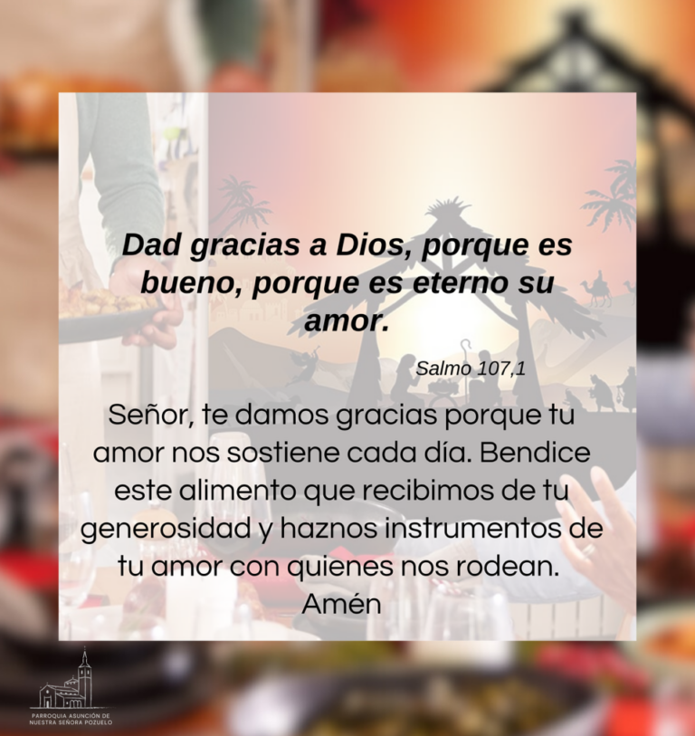 Alimentos: Bendiciones Diciembre 