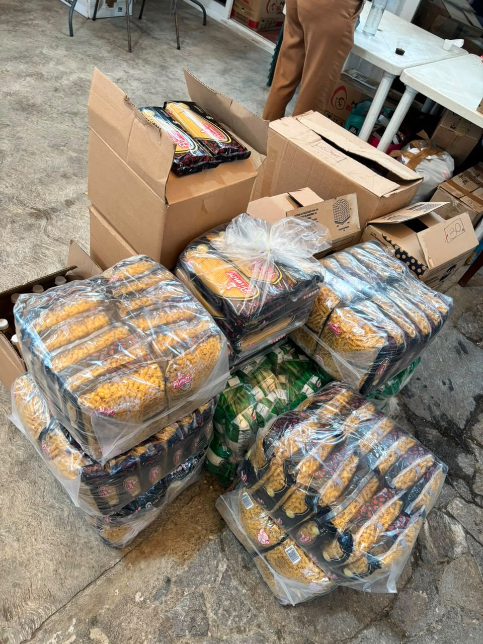 Pasta y otros alimentos empacados